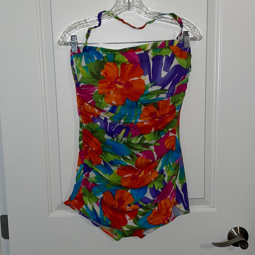 One Piece Floral Swimsuit